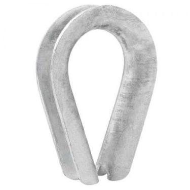 Imagem de Anilha/sapatilho para cabo de aço 15,90 mm - 5/8" - VONDER