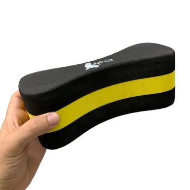 Imagem de Flutuador de Perna Para Natação Piscina DF1090-P Preto/Amarelo Dafoca 