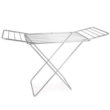 Imagem de Varal De Chão Com Abas De Alumínio - Prático e Compacto