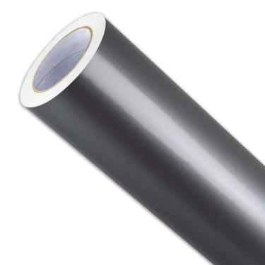 Imagem de Adesivo Prata Inox P/ Envelopar Geladeira Móvel Armário Fogão Pia Vini