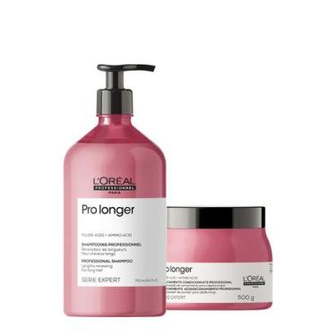 Imagem de Kit L'Oréal Professionnel Serie Expert Pro Longer Shampoo e Máscara G 