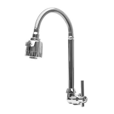Imagem de Torneira Gourmet Pia Cozinha Luxo Premium Flexível Parede - KOKAY, 056