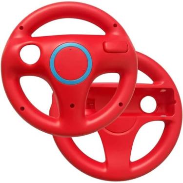 Imagem de Volante Para Nintendo Wii e Wii U Vermelho