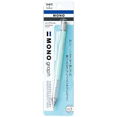 Imagem de Tombow Lápis mecânicos monograma cor pastel, pacote de 0,3 mm, DPA-137C, verde menta, 1 peça