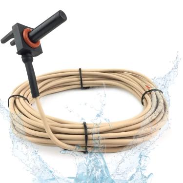 Imagem de WMWUJ GLX-PC-12-KIT Termistor de sensor de temperatura de piscina com cabo de 4,5 m Kit de sensor de temperatura água/ar/solar para sistemas de cloração de sal Hayward