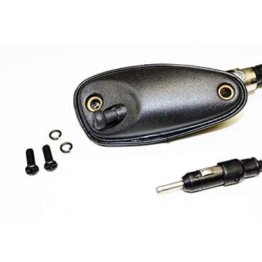 Imagem de AntennaMastsRus - A antena manual AM-FM retrátil é compatível com Honda Civic (1992-2000), Geo Prizm, Storm (1990-1997) - lado esquerdo