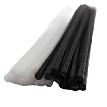 Imagem de Haste de solda branca/preta redonda 4mm hastes de soldagem de plástico eletrodos para reparo automotivo de pára-choques de carro máquina de soldador varas ferramentas haste de soldagem a arco de eletrodo (tamanho: preto 10 peças)