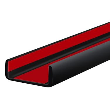 Imagem de Protalwell Guarnição de Borda de Borracha, Guarnição de Canal Em U de 2" de Largura, Guarnição Em Formato de U de Tamanho Grande, Faixa de Borda Autoadesiva para Madeira Compensada (Ajuste 2", Comprim