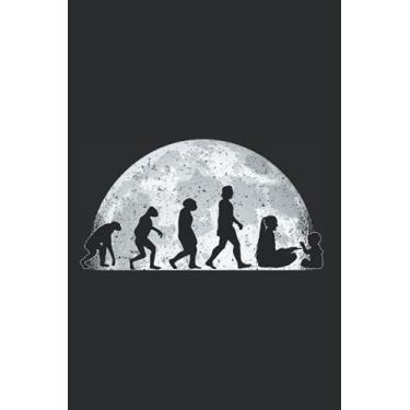 Imagem de Kindergarten Teacher Notebook: Kindergarten Teacher Evolution Moon Educator Gift / 6x9 inches / 120 ruled sites