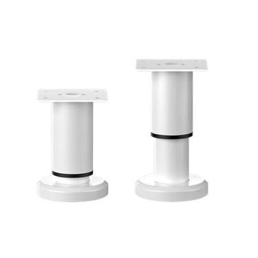 Imagem de Metal Table Legs, Coffee Table Legs, Metal Dining Table Legs, Furniture Legs With Adjustable Feet For Computer Desks/Dining Tables/Office Desks, (4ps)(White,6cm/2.36in*18cm/7in)