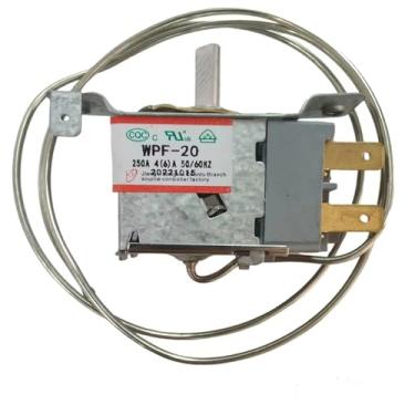 Imagem de BKIFU- Termostato universal para refrigerador e freezer de 2 pinos WPF-20, termostato para mini refrigerador, CA 220 V-250 V 6 A 60 HZ, compatível com WPF-16 e WPF-18