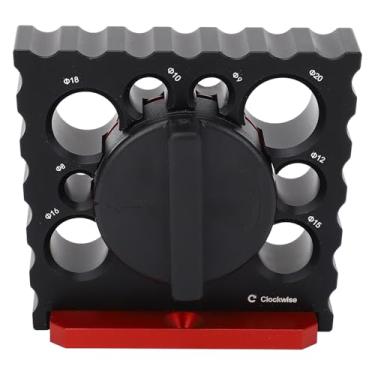 Imagem de Kit de Gabarito para Fabricante de Cavilhas, Placa de Cortador de Cavilha Ajustável de 8 Furos, Fresagem de Broca Elétrica, Ferramenta Cilíndrica para Trabalhar Madeira, Gabarito