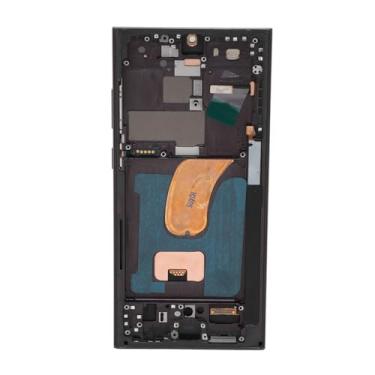 Imagem de Tela LCD 6.8 para Galaxy S23 Ultra, montagem digitalizador de tela LCD TFT S23ultra 5G, substituição de tela LCD com moldura, testada antes do envio
