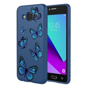 Imagem de HTXWXJC Capa de telefone para Samsung Galaxy J2 Prime, capa para Samsung G532 SM-G530 à prova de choque flexível bumper TPU capa macia padrão borboleta capa de telefone para Samsung Galaxy J2 Prime