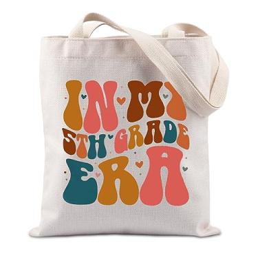 Imagem de Lywjyb Birdgot In My First Second Third Fourth Fifth Grade Era, presente de volta às aulas, presente para professores, Bolsa de 5ª série, Large