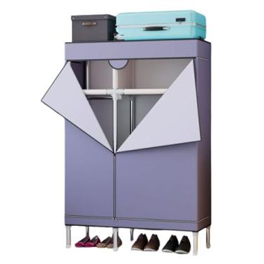 Imagem de Guarda-roupa Armário espaçoso portátil, guarda-roupa para casa, corpo inteiro, tecido, guarda-roupa temporário para quarto armário