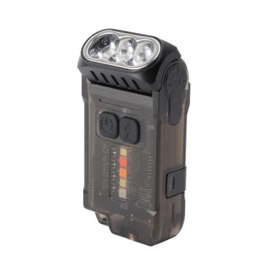 Imagem de Lanterna EDC, Mini Poderosas Lanternas de Chaves Altas 1200lm USB C Recarregável Pequeno Bolso EDC LED Flash Light 10 Modos, Lanterna