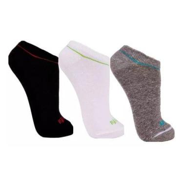 Imagem de Kit/3 Meia Soquete Trifil T06234 Unissex Invisível Algodão T. 34/39 39