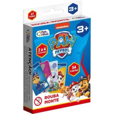 Imagem de Jogo de Cartas Patrulha Canina Rouba Monte - Pais e Filhos