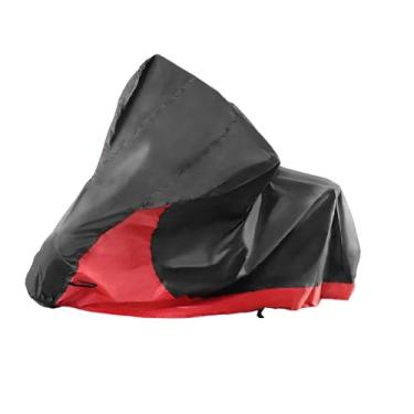 Imagem de TUCKBOLD Capa de motocicleta 2 em 1 à prova d'água para Harley Softail Fatboy FLFBS Heritage Classic FLHCS StreetBob Low Rider S Nightster Cruisers Modelos Preto Vermelho XL Peças Automotivas