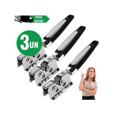 Imagem de Kit 3 Afiador De Facas Tesoura Profissional Canivete Aço Inox Profissi