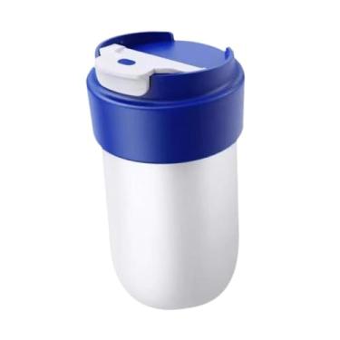 Imagem de Ioensy Copo isolado com caneca de café de viagem para homens para homens homens de alumínio à prova de vazamento garrafa de água para esportes para carros de