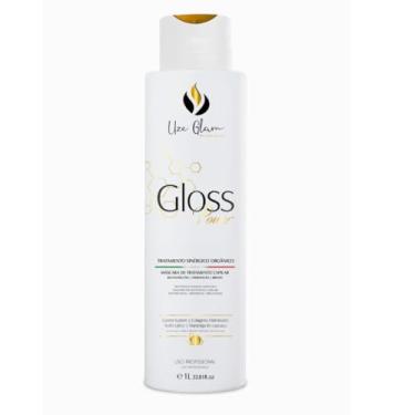 Imagem de Uze Glam Gloss Power, Tratamento Capilar Orgânico Profissional, Máscara de Alisamento sem Formol, 1L