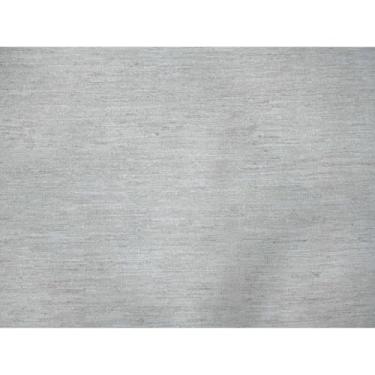 Imagem de Shahbanu Rugs Tapete oriental com nó à mão Peshawar de lã pura de design liso branco (2,8 m x 28 cm)