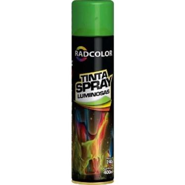 Imagem de Tinta Spray Verde Luminoso Uso Geral Radnaq 400ml RC2204