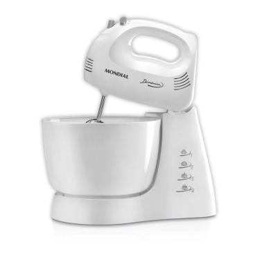 Imagem de Batedeira Mondial 250W 3.6 Litros 4 Velocidades Branca 127V