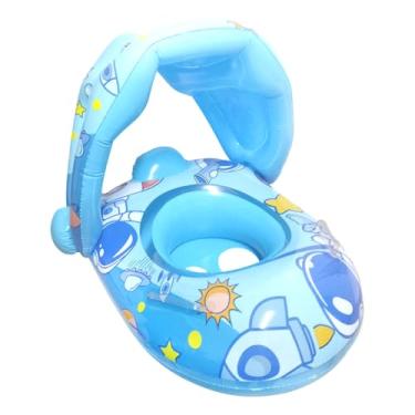 Imagem de Boia Bote Bebê Fralda Inflável Infantil Proteção Cobertura