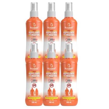 Imagem de Kit 6 Repelente De Insetos Spray Adulto 200Ml - Bio Instinto