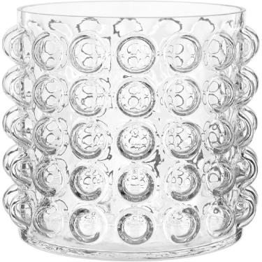 Imagem de VASO DECORATIVO PLANTA REDONDO HOME&CO VIDRO 17x17x17cm TRANSPARENTE