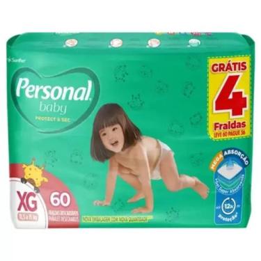 Imagem de Fralda Descartavel Personal Giga 1 Pacote Tamanho XG Com 60 Unidades C