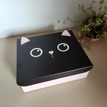 Imagem de Caixa Organizadora Decorativa, Presente, Gata Lili, Metal - GEGUTON