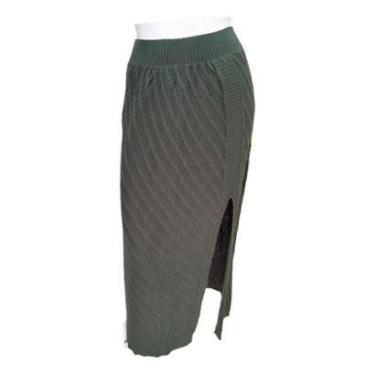 Imagem de Saia Longa Inverno Tricot Premium Moda Evangélica Quentinha-Feminino
