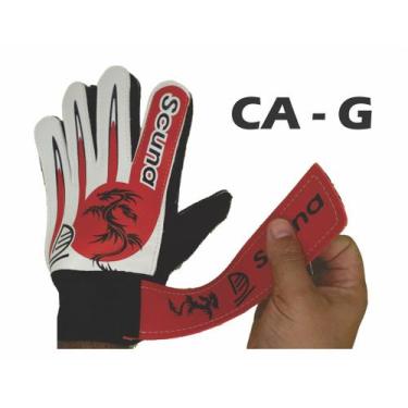 Imagem de Luva de Goleiro Futebol Campo - DG Red - SCUNA, G-AD