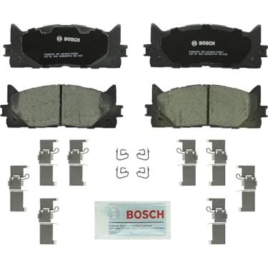 Imagem de BOSCH BC1293 QuietCast Conjunto de pastilhas de freio a disco de cerâmica premium - Compatível com Lexus ES300h, ES350; Toyota Avalon, Camry; FRENTE