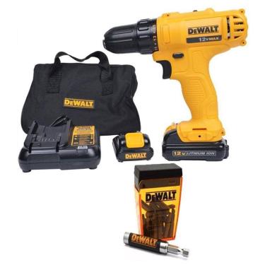 Imagem de Furadeira Parafusadeira 12V Dewalt Dcd700 C2 2 Baterias