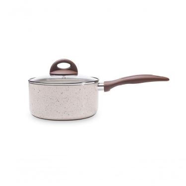 Imagem de Panela Com Tampa 18 Ceramic Life Granada Indução - Brinox 18 Cm Vanilla Brinox