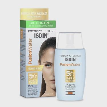 Imagem de Protetor Solar Facial isdin Fusion Water fps 60 sem cor 50ml