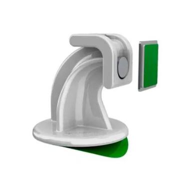 Imagem de Prendedor De Porta Magnético Adesivo Branco - IMPOCOM