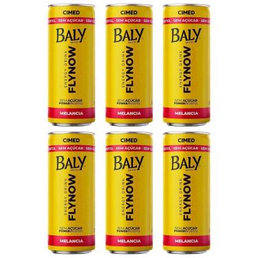 Imagem de Energético Baly Flynow Sem Açúcar Sabor Cimed 250Ml Melancia