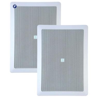 Imagem de Par Caixas De Embutir Gesso Arandela Jbl 6w21rt Retangular 50w Rms, 6w