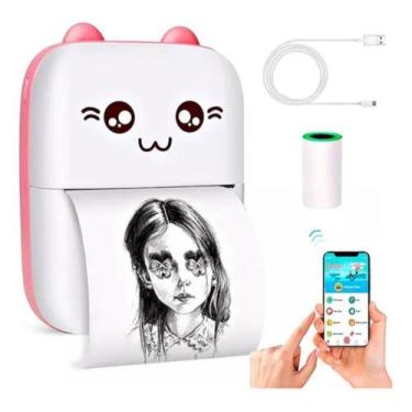 Imagem de Mini Impressora Gato Escola - kapbom