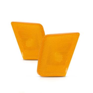 Imagem de Para Jeep Liberty 2005-2007, par de luzes marcadoras laterais do motorista e do passageiro montado na parte traseira inferior do para-choque CH2550123 CH2551123-substitui 55156883AB 55156882AB