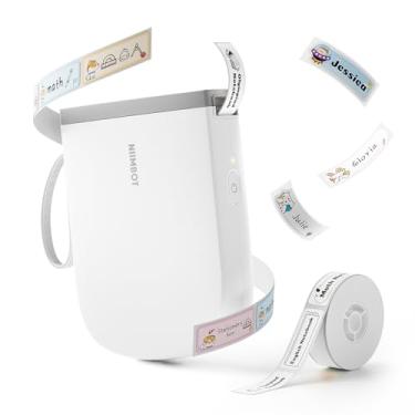 Imagem de NIIMBOT Etiquetadora com fita 300 DPI D11_H 0,5 polegadas Bluetooth impressora de etiquetas portátil recarregável branca