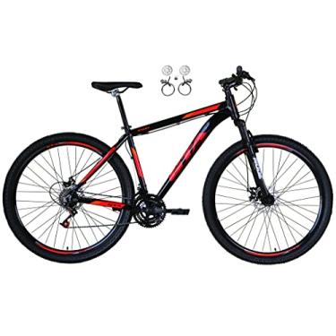 Imagem de Bicicleta Aro 29 Gta Start 21v Freio a Disco Hidráulico Alumínio Garfo Suspensão (Preto/Vermelho, 17)
