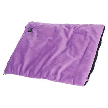 Imagem de Almofada de aquecimento recarregável, aquecedor de mãos elétrico dobrável por USB, engrenagens de 3 temperaturas, bolsa de aquecimento de mãos 5 V para o inverno frio
