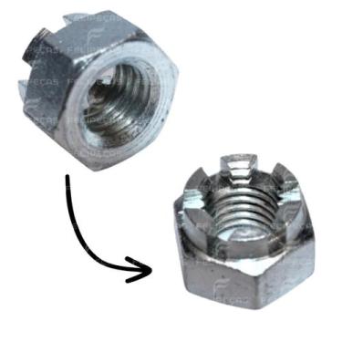 Imagem de Porca c/ Rasgo M14 P2.0 Roçadeira Frontal Yanmar TA72